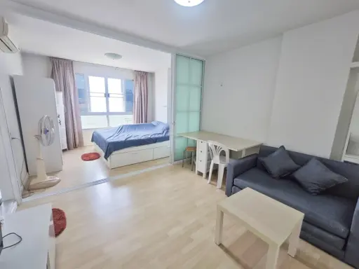 ปล่อยเช่า D condo รามคำแหง 64 ชั้น7 ตกแต่งด้วยเฟอร์จากIKEAทั้งหมด แถมห้องครัวแบบแยก จองเด่วนๆ images