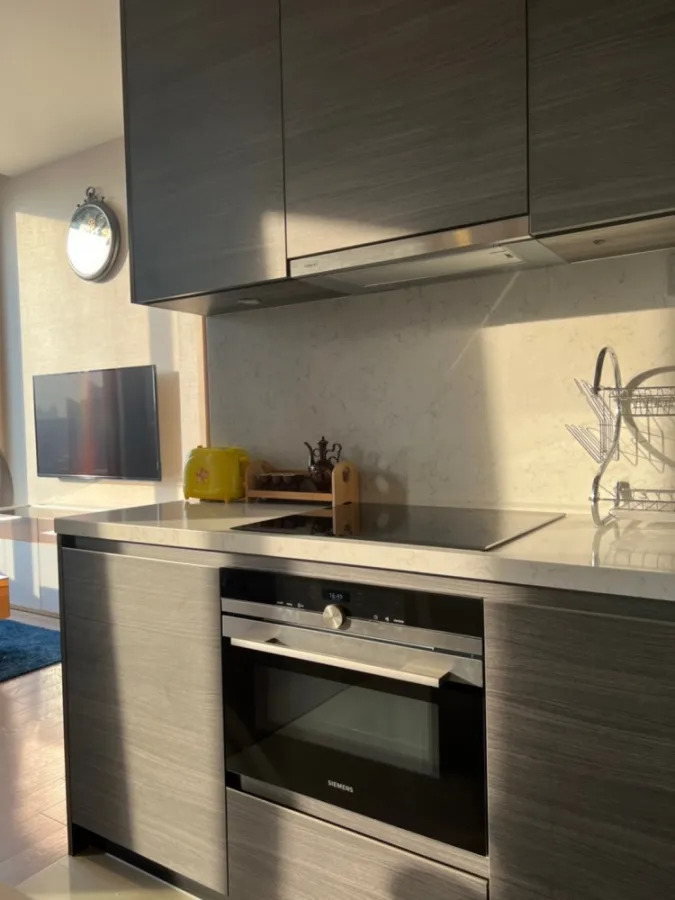 For sale, for rent, The ES Asoke, city view, fully furnished, ready to move in, don't miss it.