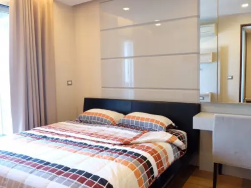 For rent, The Address Asoke, new room. Well furnished Everything is complete, slow, hurry up.