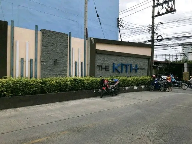 Condo for sale and rent, The Kith Sukhumvit 113, divided into sections. Good electrical appliances. Book now. Don't wait.