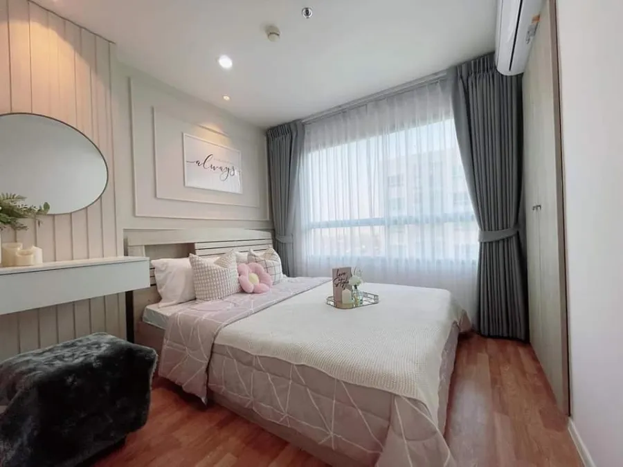 ขายคอนโด ลุมพินี นวมินทร์ ศรีบูรพา ห้องกั้นเป็นส่วนตัว ตกแต่งสวย บิ้วอินจัดเต็ม จองเลย