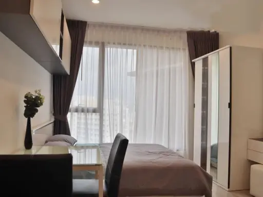 ให้เช่า คอนโด ไอดีโอ โมบิ อโศก เฟอร์ครบ วิวดี เดินทางสะดวก ไม่กี่นาทีจากรถไฟฟ้า!! images