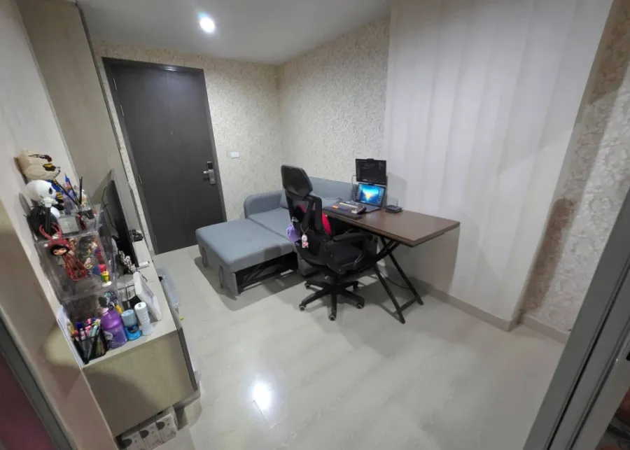 ขาย ให้เช่า Niche id Sukhumvit 113 ห้องน่าอยู่ บิวท์อินเฟอร์นิเจอร์อย่างดี ติดวอลเปเปอร์คุมโทน จองเลย