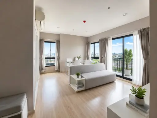 ขาย The Parkland Phetkasem-Thapra ชั้น 15 ห้องมุมมองโปร่ง แสงธรรมชาติดี ห้องกว้าง แต่งครบ รีบจองเลย images