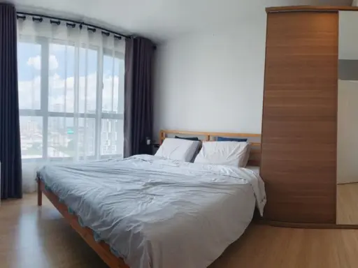 Selling the base Chaengwattana, best location room, corner room, open view, not blocking tall buildings, do not rush to reserve, you will regret it