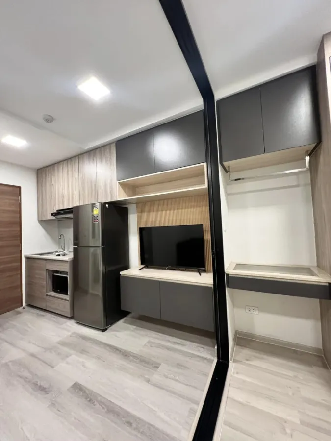 For sale, for rent, Plum Condo Saphan Mai Station, 2nd floor, Private zone, no room opposite, plus very comfortable, book now.