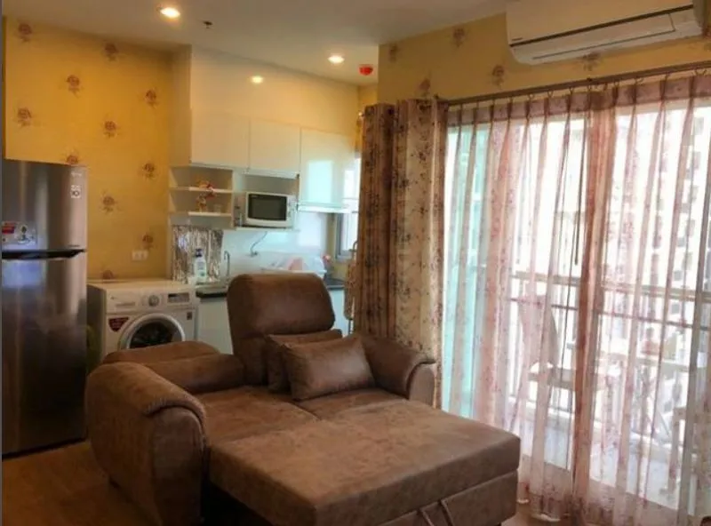for rent at The Parkland Phetkasem วอลเปเปอร์สวย ผ้าม่านสวย วิวสวย พลาดแล้วจะเสียใจ