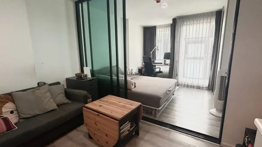 ให้เช่า Pause Sukhumvit 107 ห้องสตูดิโอ ทำเลดี เดินทางสะดวก เฟอร์ครบ รีบจองเลยตอนนี้
