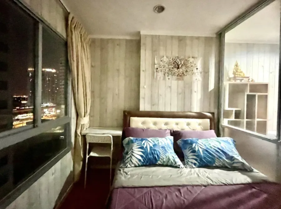 For rent, Lumpini Park Rattanathibet - Ngamwongwan, 12th floor, partition room, comes with complete decoration, book now.