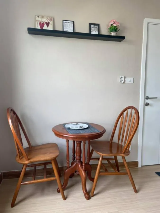 For rent, Plum Condo Phahon Yothin 89, Phase 1, private corner room, quiet, furniture in the room, carefully selected, urgently