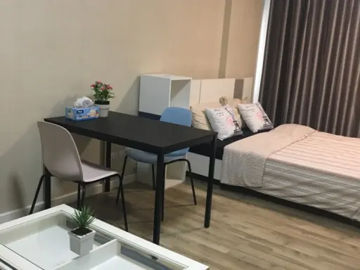 For rent, D Condo Campus Rangsit, Phase 2, Building B, ground floor, garden view, beautiful room, new room Like to rent immediately. images