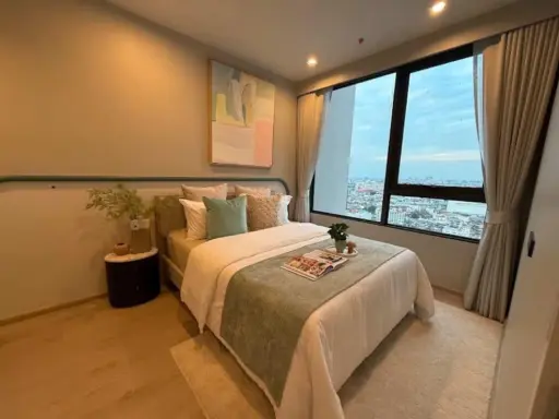 Urgent sale of reservation for Reference Condo Sathorn-Wongwian Yai, 29th floor, city view, good location, complete facilities