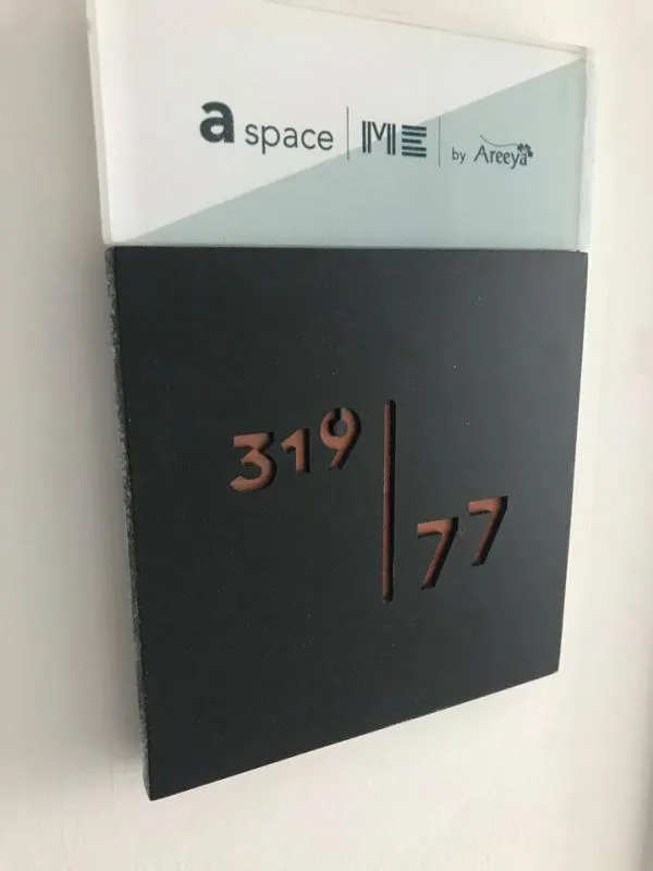 ให้เช่า A Space Me Rattanathibet ห้องแต่งโทนสีเทา บิ้วอินทั้งห้อง สวย วิวสระว่ายน้ำ บรรยากาศร่มรื่น