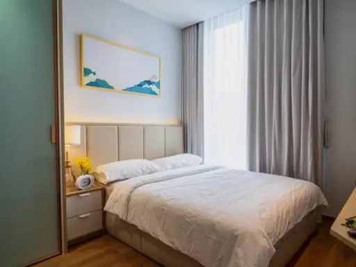 Condo for rent, Noble B Sukhumvit 33, high floor, beautiful view, close to the train, convenient transportation, ready to move in, do not miss !! images