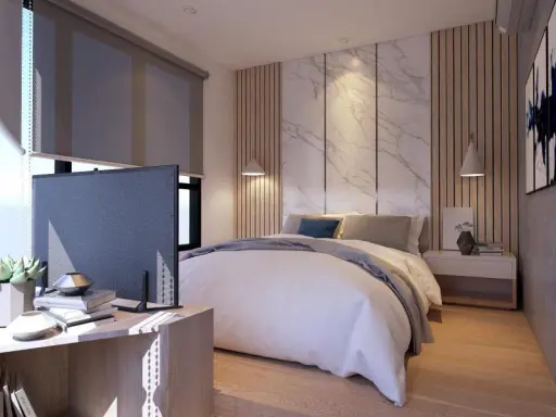 Life Ladprao for rent, the most beautiful room, the most beautiful, central view, 1 bedroom, all new furniture. Book now.