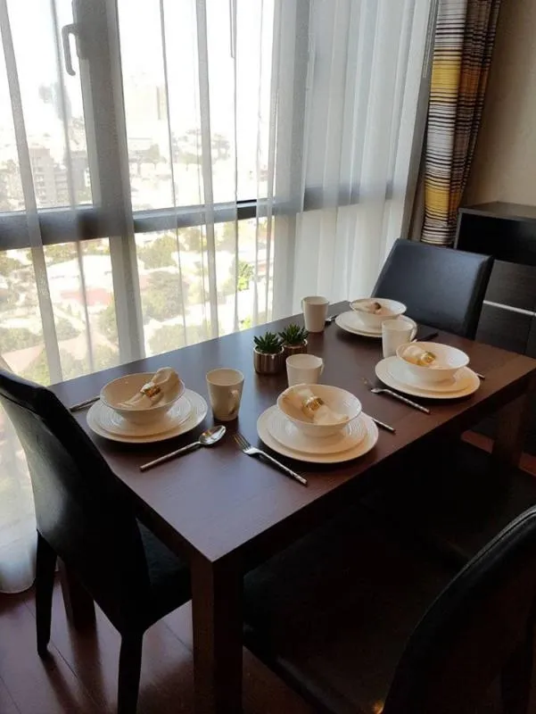 For rent quattro by sansiri, big room, comfortable With furniture, corner room with privacy, clear view