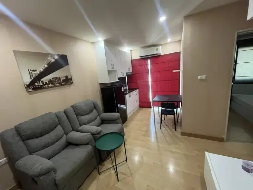 ให้เช่า Smart Condo Rama 2 ห้องชั้น 7 มาพร้อมเฟอร์นิเจอร์ครบครัน ดีแบบนี้ห้ามพลาด