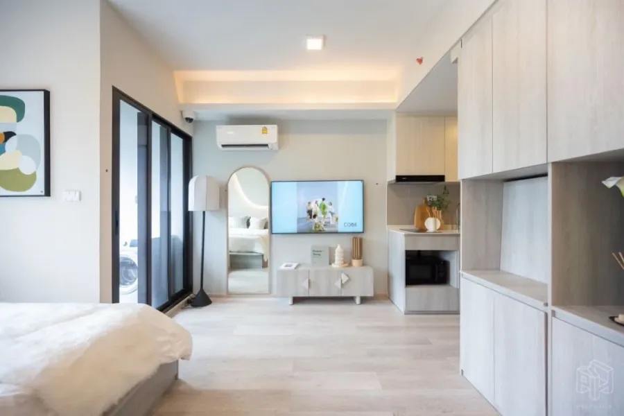 ขายดาวน์ COBE Ratchada Rama 9 ห้องสตูดิโอ ทำเลดี สิ่งอำนวยความสะดวกครบครัน จองเลย