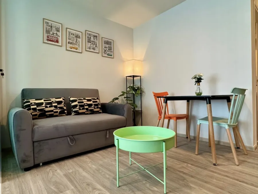 ให้เช่า คอนโด Regent Home Bangna ห้องพร้อมอยู่ เฟอร์ครบ หิ้วกระเป๋าใบเดียวมาได้เลย+++