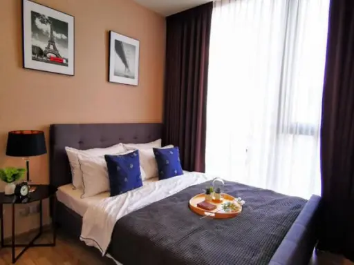 THE LINE Jatujak-Mochit ***Quick sale, 10th floor, city view, very beautiful decorated room, fully furnished, carry your bag and move in.