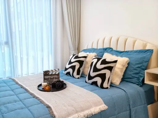 Brand-New 1-BR Extra Condo for Rent - Tower D, 7th Floor with Stunning Pool View Near TU Rangsit | ✨ Kave Wonderland