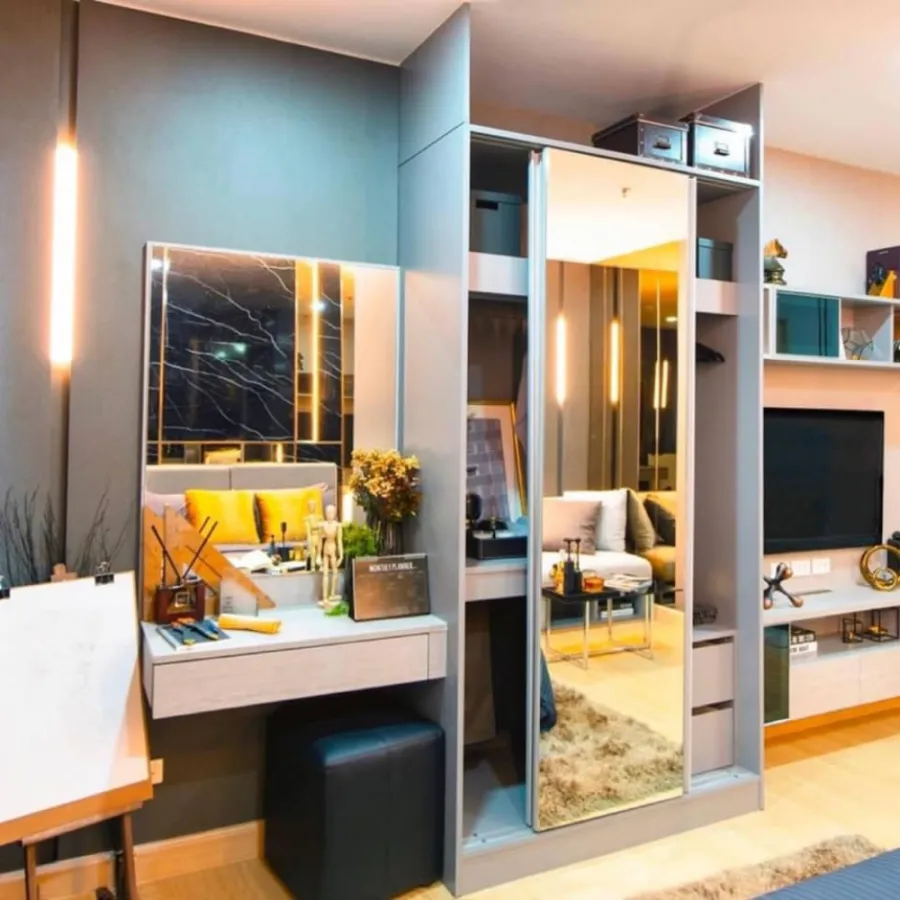 Sale down payment, Supalai Veranda Condo, Sukhumvit 117, 17th floor, city view, near BTS, with lots of free gifts, book now!