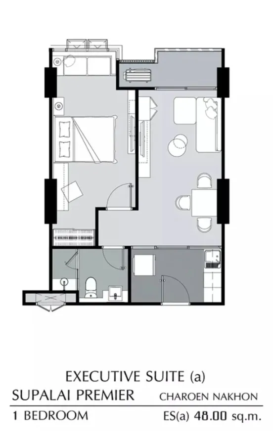 For rent: Supalai Premier Charoen Nakhon Penthouse with Chao Phraya River view. One of the best prices in the building.
