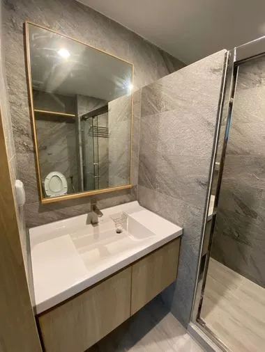 ให้เช่า V Condo Salaya เฟอร์นิเจอร์อย่างดี ห้องพร้อมเข้าอยู่ มาแต่ตัวเข้าอยู่ได้เลยจ้า
