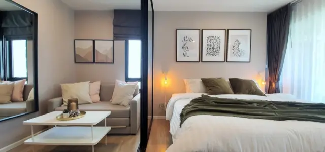 ให้เช่า Kave Town Space ห้องมุมวิวสวนติดสระว่ายน้ำ ตกแต่งจัดเต็มสุดๆ จองแล้วจะไม่เสียใจรับรอง images