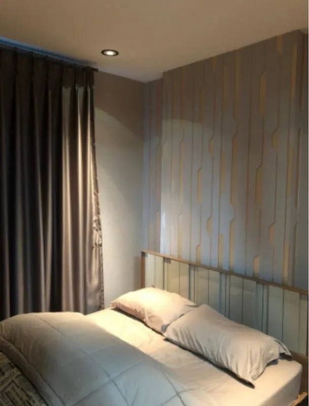 ขาย The President Sathorn – Ratchaphruek 3 ห้องแต่งสวยน่าอยู่สุดๆ วอลเปเปอร์ทั้งห้องวิวสูง เฟอร์ครบ