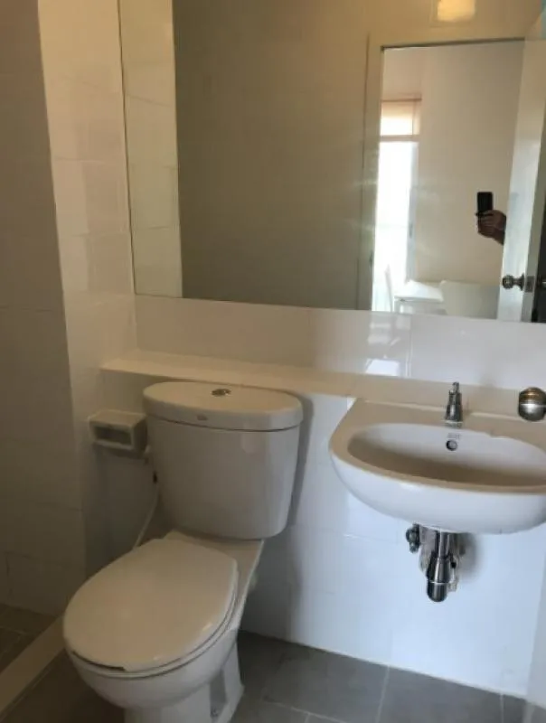 Plum Condo Bangyai Station for rent, furniture and electrical appliances. convenient transportation ready to move in