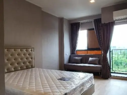Condo for rent, Ideo New Rama 9, studio room, fully furnished, ready to move in, complete in one room, hurry to reserve