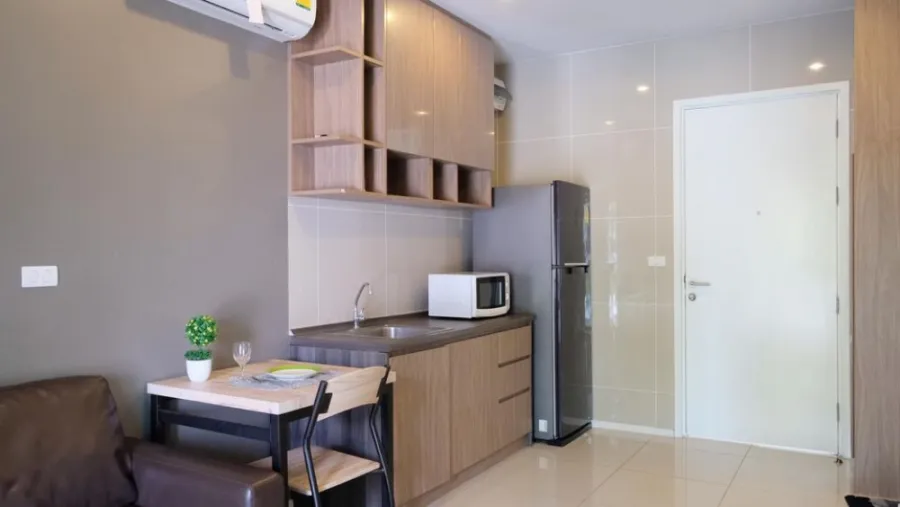 ว้ายย ห้องสวยน่าอยู่มาก ขนาดใหญ่ ได้พื้นที่ใช้สอยจุกๆ สนใจจองเลยที่ Happy Condo ลาดพร้าว 101 ให้เช่า
