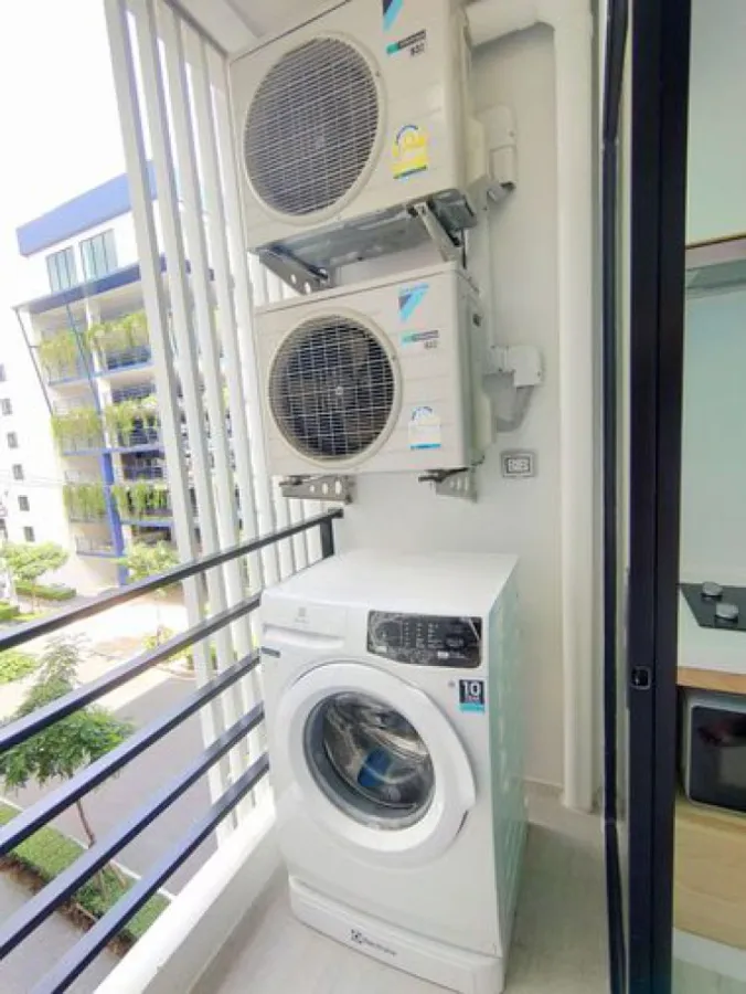 For rent!! V Condo Salaya, 4th floor, V3 building, fully furnished, ready to move in. Don't miss it, hurry and book now!!