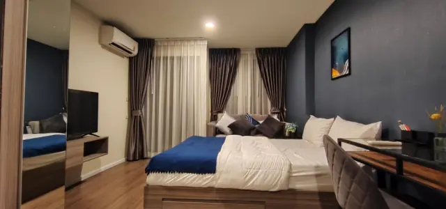 ให้เช่า คอนโด ดิ ออริจิ้น รามอินทรา 83 สเตชั่น ตกแต่งสีคุมโทน เฟอร์นิเจอร์ครบครัน น่าอยู่ จองด่วนๆ images