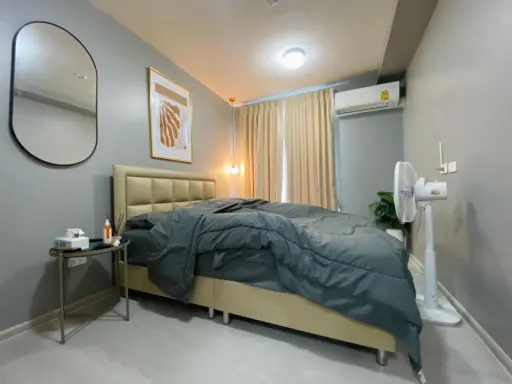 For sale rent Plum Condo Ramkhamhaeng 60 Station, nice room, complete amenities. Just come and move in.