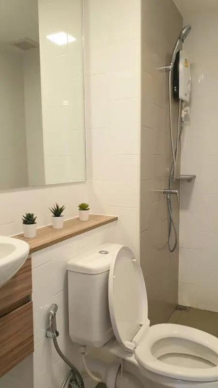 So beautiful in this room Beautifully decorated, very livable. Plum Alive Rangsit for rent, 1 bedroom, Building B, beautiful room like this, don't miss it.