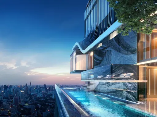 Sale down payment Condo Park Origin Thonglor, corner room, very beautiful location, don't miss it.