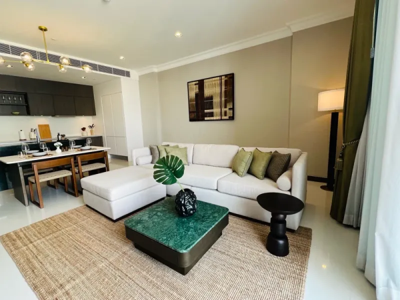 ให้เช่า Q1 Sukhumvit 2 ห้องนอน ตกแต่งครบครัน หรูหราพร้อมอยู่ จองเลย ห้ามพลาด