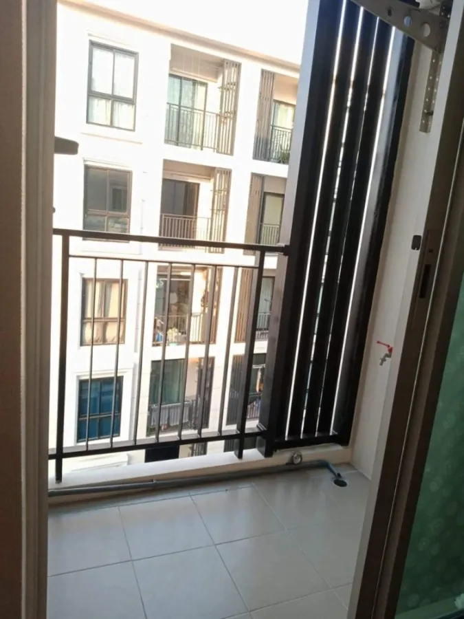 For sale, for rent, Plum Condo Chaengwattana Station, corner room, open view, divided into proportions, good price, must reserve now.