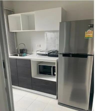 Studio condo for rent, dbura prannok, fully decorated, built-in, friendly price. Just carry your bag and move in.