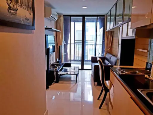 Don't miss Condo Ideo Blue Cove Sathorn for rent, beautiful room, built-in furniture, full of electrical appliances, garden view, rent now. images