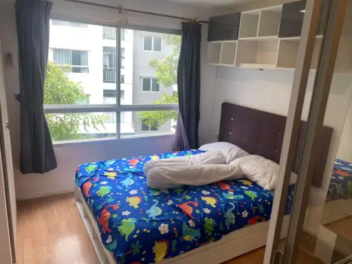 Condo for rent Lumpini Ville On Nut-Pattanakarn The room is separated into sections. Clearly divided into zones You must book now.