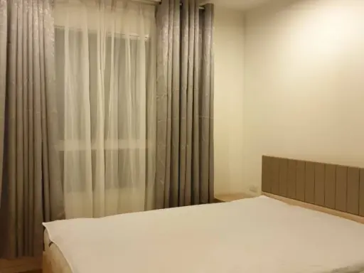 Condo for rent, Lumpini Place Srinakarin - Hua Mak Station, ready to move in, well separated, come and reserve now.