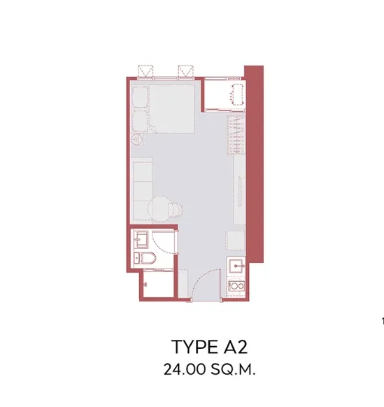 ขายดาวน์ Aspire Sukhumvit - Rama 4 .ชั้น 20 วิวสระว่ายน้ำ สนใจเป็นเจ้าของ รีบจองเลย