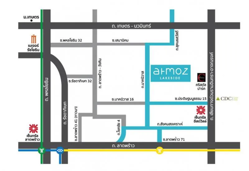 ขายคอนโด Atmoz ลาดพร้าว 71 ขนาด 1ห้องนอน 1 ห้องน้ำ พื้นที่ 23.92 ตร.ม. ชั้น 3 วิวสุด Exclusive