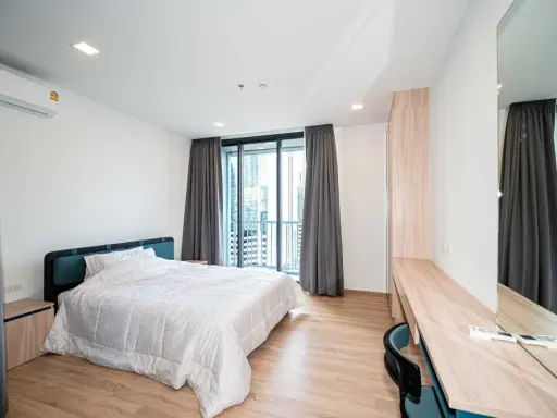 Condo for rent, XT Phayathai, partitioned room, well decorated, 10th floor, just bring your bags and move in.