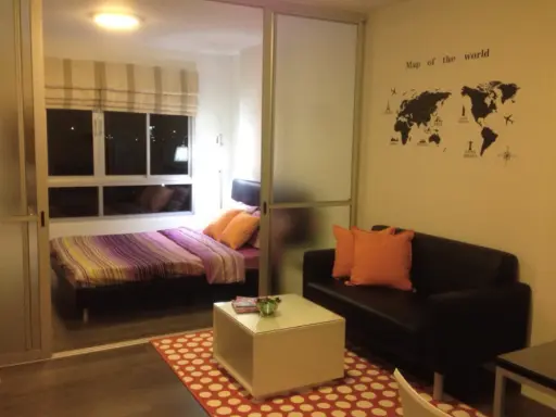 ให้เช่า dcondo Campus Resort Rangsit 1 ห้องนอน 1 ห้องน้ำ เฟอร์นิเจอร์ครบ มาแต่ตัวได้เลวยจ้า