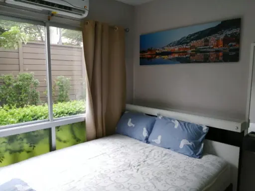 For rent, Plum Condo Ladprao 101, ready to move in. Prepared for everything Bring your bag and come and rent it !!