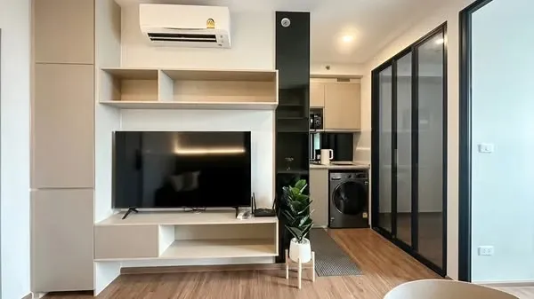 ให้เช่าคอนโด ดิ ออริจิ้น ราม 209 อินเตอร์เชนจ์ 1 Bedroom Plus ชั้น 14 ตกแต่งพร้อมเครื่องใช้ไฟฟ้าครบ รีบจอง